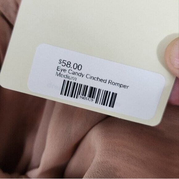 Dress Forum Eye Candy Cinched Romper Size M - Picture 7 of 8